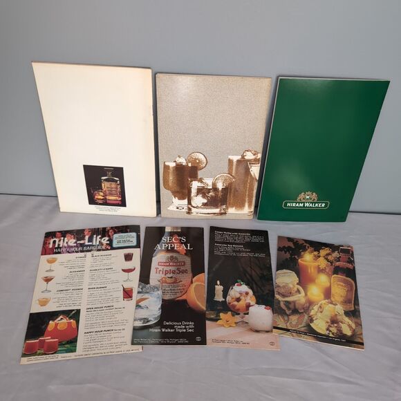 Lot of 7 Liquor Recipe Booklets Joy of Cordials Amaretto Seagram Kahlua Food - Picture 6 of 11